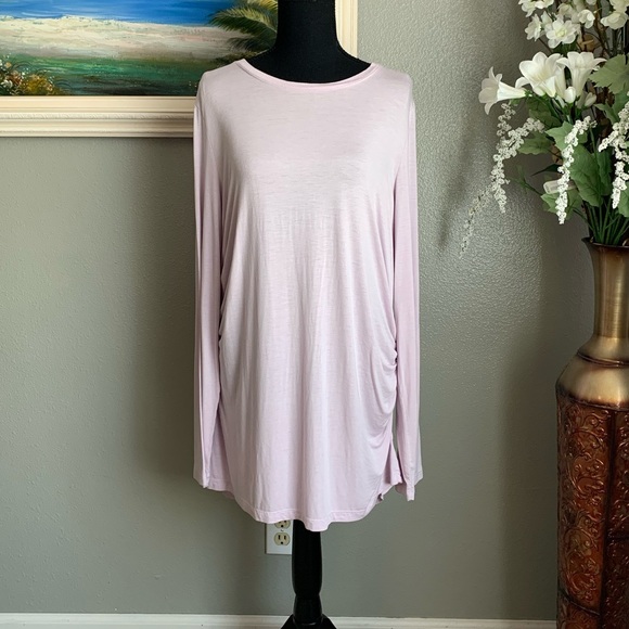 Zella Long Sleeve Ruched Tunic Top size 1X - Picture 4 of 17